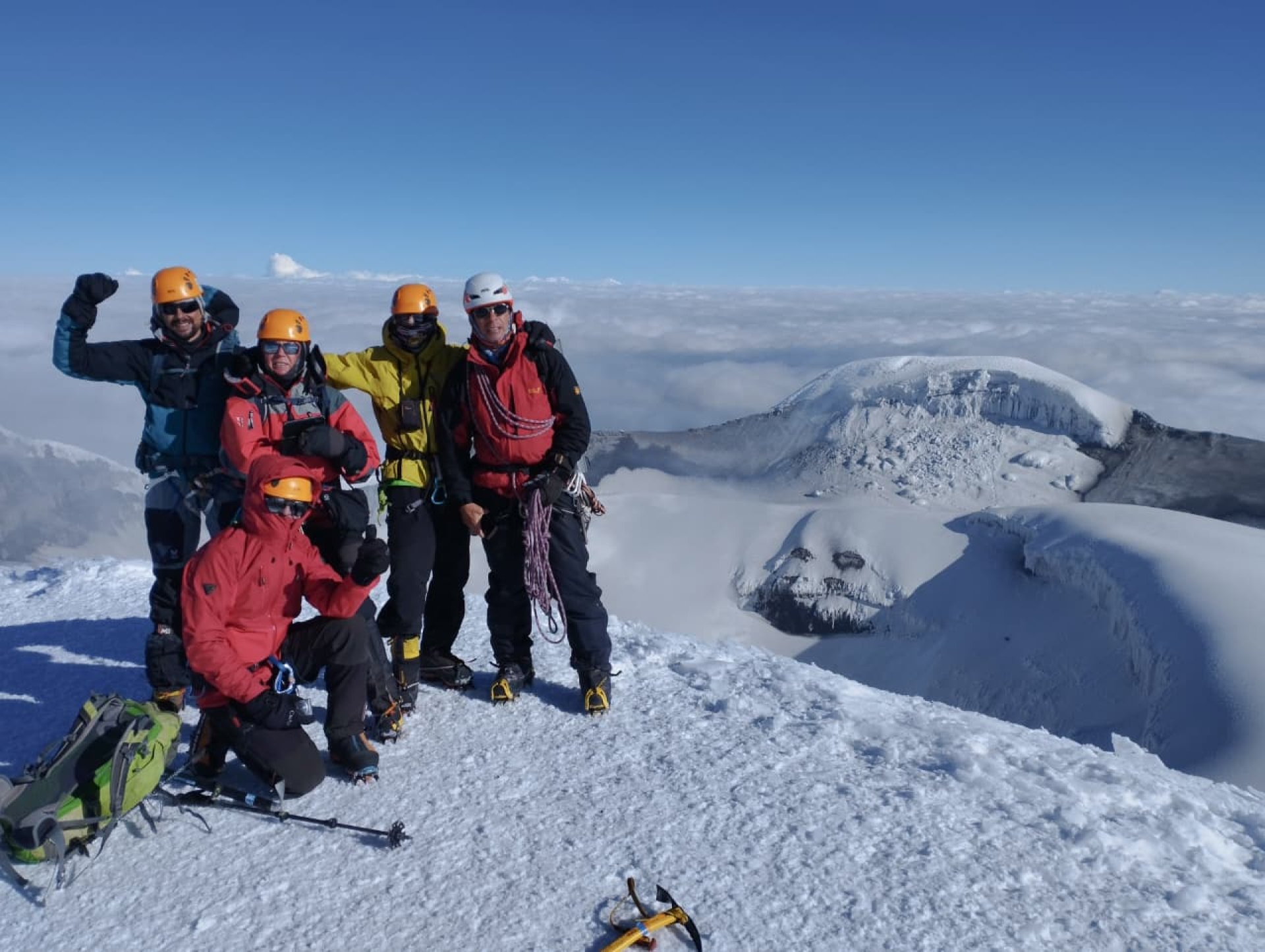Cumbre Cayambe 5790 metros